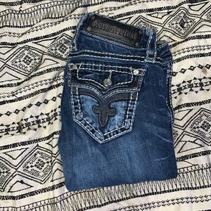 Ena Rock Revival Boot Cut Jeans.